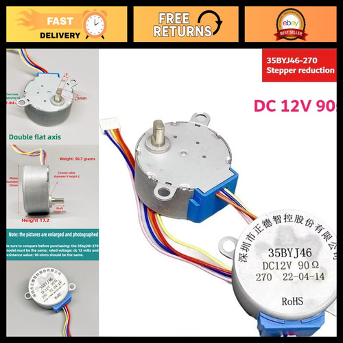 12v stepper motor 35byj46 - 12v,